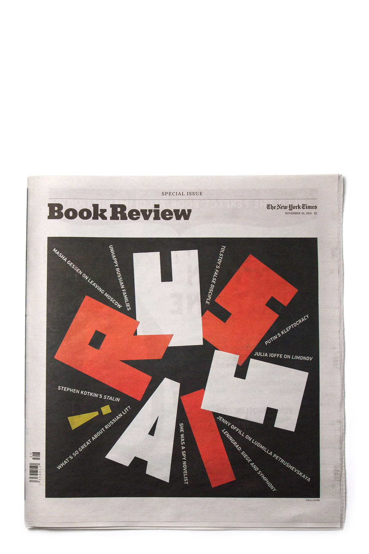 The New York Times Book Review Russia issue cover