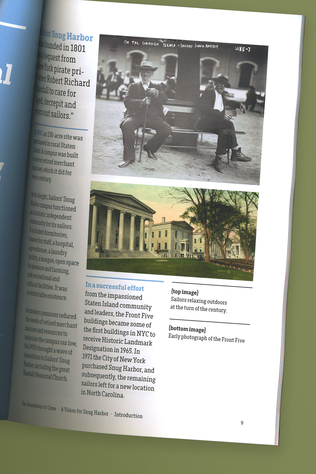 Snug Harbor master plan logotype